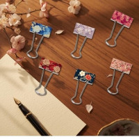 Japanese Inspired Flower Desk Accessories – Set of 6