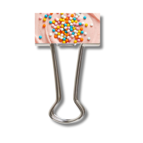 Dessert-Inspired Binder Clips – Set of 6 | Sweet Aesthetic Planner Accessories Dessert-Inspired Binder Clips – Set of 6 | Sweet Aesthetic Planner Accessories