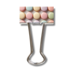 Dessert-Inspired Binder Clips – Set of 6 | Sweet Aesthetic Planner Accessories Dessert-Inspired Binder Clips – Set of 6 | Sweet Aesthetic Planner Accessories