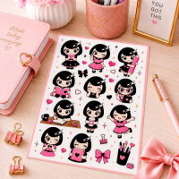 Zeni Collector Sticker Sheet No. 1 — 2026 Edition | 3-Pack