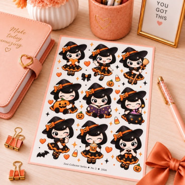 Zeni Collector Sticker Sheet No. 2 — 2026 Edition | 3-Pack